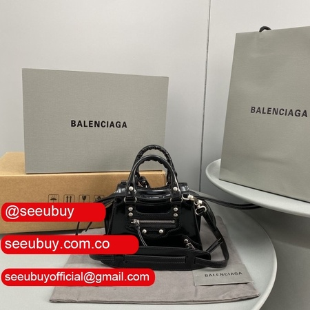 Designer balenciaga cuag Patent leather black