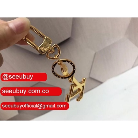 Fake Wholesale Facettes Bag Charm & Key Holder M65216 Gold