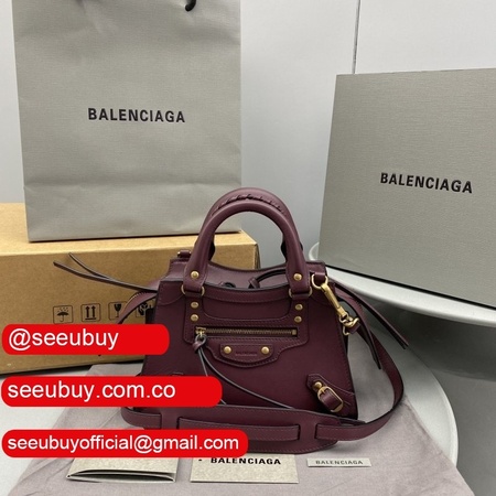 Replica balenciaga cuag plain weave wine red