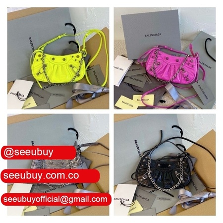 Replicas Balenciaga Oil Wax Le Cagole 21cm Bags Online Store