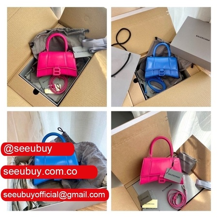 Sell High Quality Balenciaga Replica Plain Weave Hourglass 19/23cm Bag