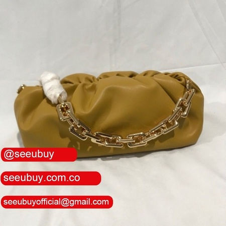 Best Bottega Veneta The Chain Pouch Cloud Mustard bag