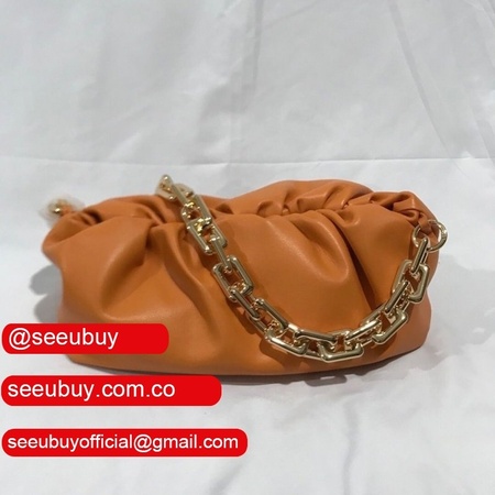 Top Quality Bottega Veneta The Chain Pouch Cloud Orange bag