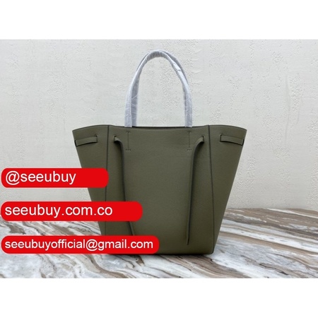 Wholesale Cheap Replica Celine Army Green Cabas Bags Online