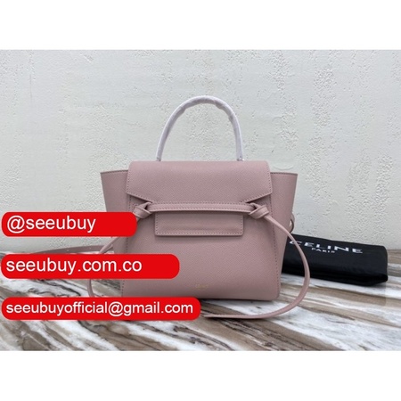 Celine AAA+ celine nano belt pink bag High Quality