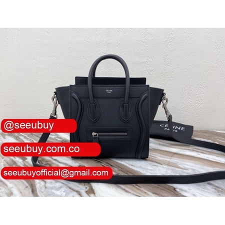 Celine Black Luggage Nano shopper 168243 Handbag