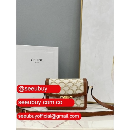 Celine Top Quality Triomphe Teen 18.5cm 188423 Knockoff Bag