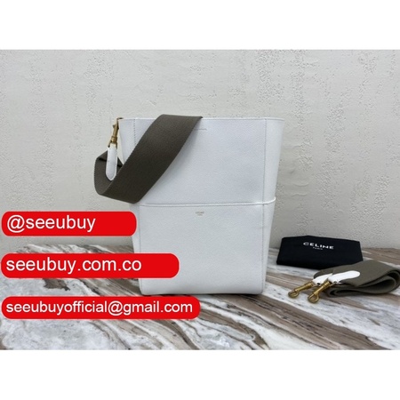 Top Quality Replica Seau Sangle Celine White Bags