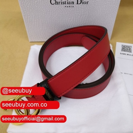 Best Replica CC Double C Belt Red 1153