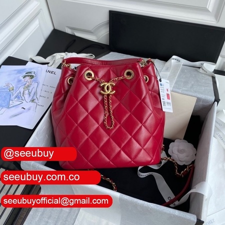 CC AAA+ mini bucket bag Replica Red Bag