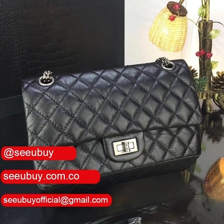 Top Quality CC Replica 25.5cm Classic Flap Medium Black Bag