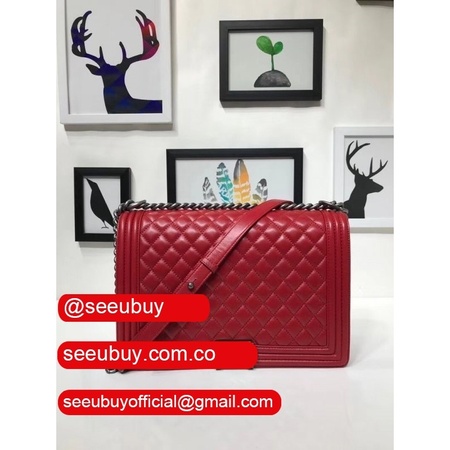 High Quality CC Lambskin Le Boy 30 cm Luxury Bags