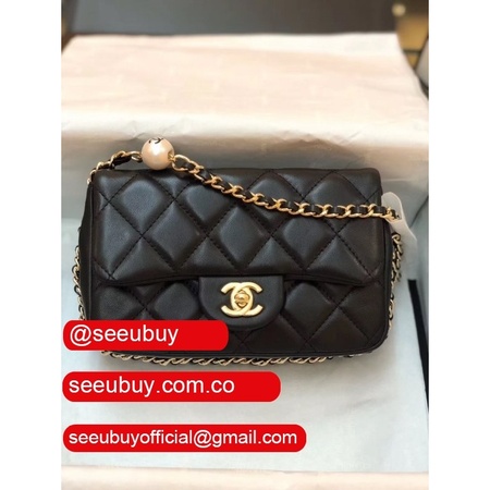 Replica CC Spring Summer 2020 AS1436 Flap Black bags