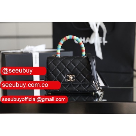 High Quality 2021 Handle Mini Coco Black Bags