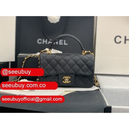 Luxury CC Replica Black AS8816 Totes Handbags