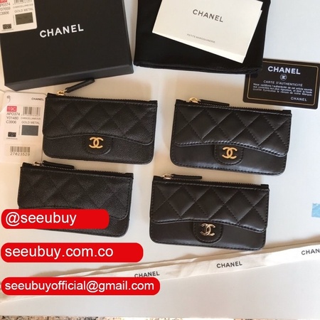 Replica CC Wallets and cardholders Designer AP0374 Black