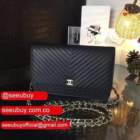 Replica Top Quality Small Texture Caviar V Woc