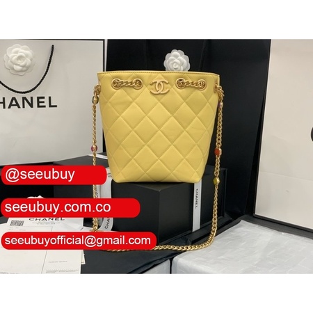 CC 2021 AAA+ Yellow Cordon Drawstring Bag