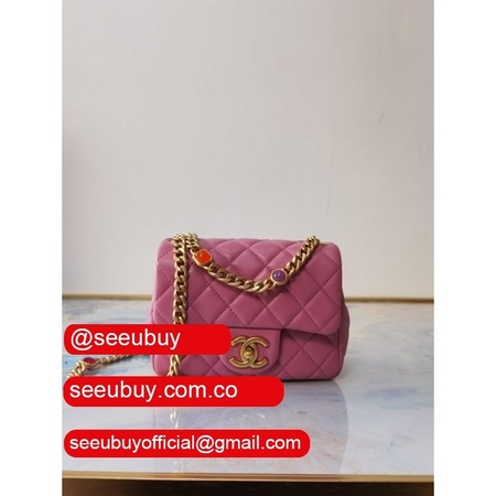 Top Quality CC Flap Pink AS2379 Bag