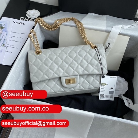 Best CC 2.55 Top original Flap Reissue Milky white Bag