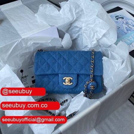 Designer Replica 20/17CM AS1787 Blue Bags Shop Replicas Store