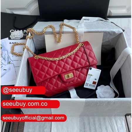 Top Quality CC 2.55 Top original Flap Reissue Red Classic Bag