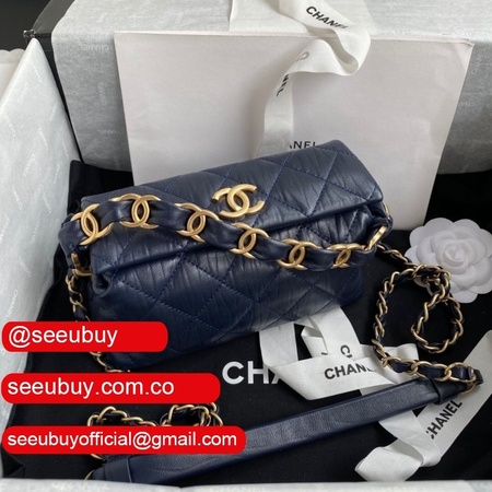 Luxury Small Hobo Bag AS2479 Navy Cnnoobs Replicas