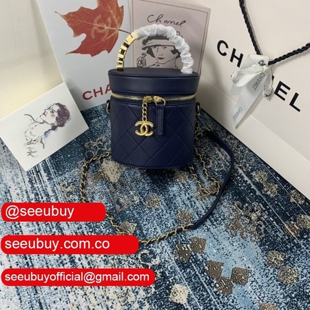 CC Replica Small Vanity Blue Classic Chain