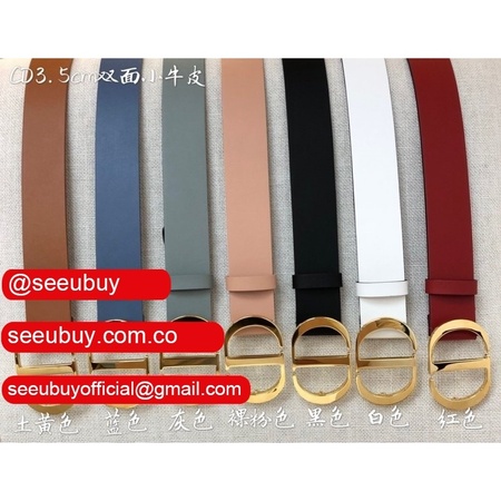 UK Top Quality Christian Dior 3.5CM Multi-color Belts