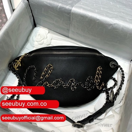 Best CC Waist Black Bags Replica