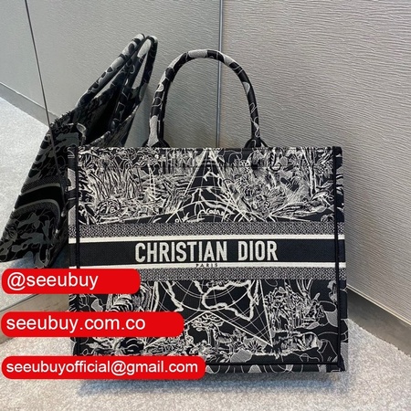 Fake Dior CD Book Tote 41.5CM Bag