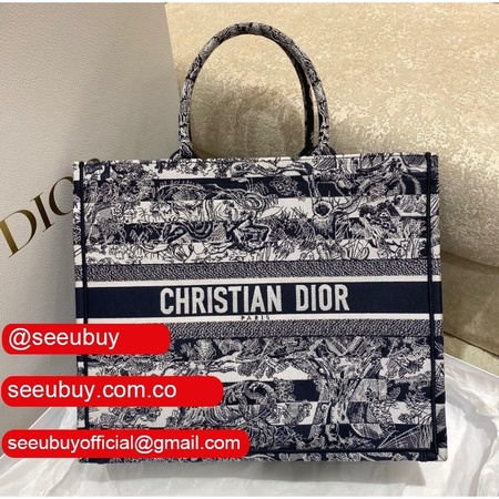 High Quality Dior Book Tote Replica CD Book Tote Bag