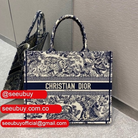 Best Christian Dior CD Book Tote Tiger High Quality Bags