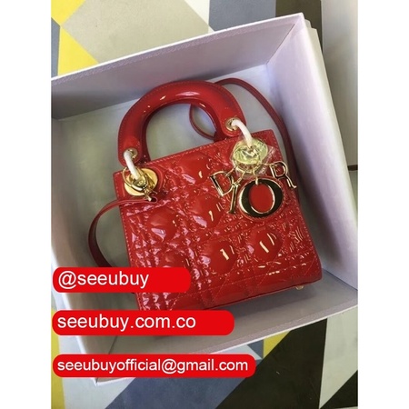 High Quality Christian Dior Lady Dior Replica 17CM Bag