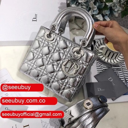 Replica Christian Dior Lady Dior Best 17CM/20CM Silver Bag