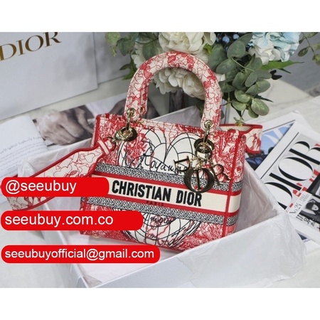 UK Quality Designer Replica Christian Dior Lady Dior 24cm Handbags Bags