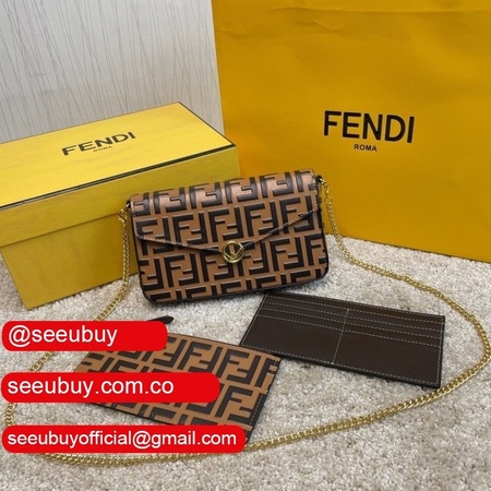 Fendi Best Fashion 212200 Maca embossing Apricot Bags