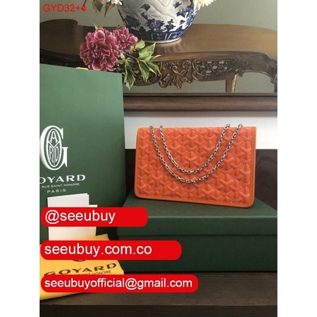 Replica Goyard Cheap Chain Alexandre III Orange Bag