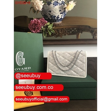 Replica Goyard Luxury Chain Alexandre III White Bag