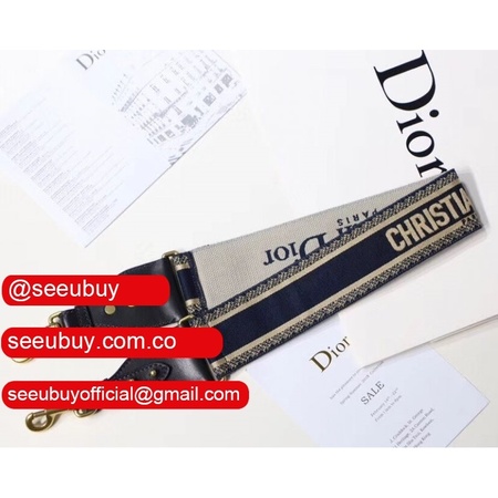 UK Christian Dior SHOULDER Embroidery High Quality STRAP