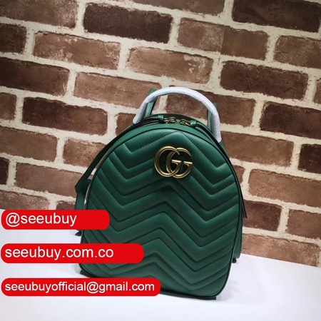 AAA+ Gucci Replica 476671 GG Marmont quilted leather backpack