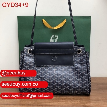 Cheap Goyard 7 Star Rouette Soft Navy-blue Bag