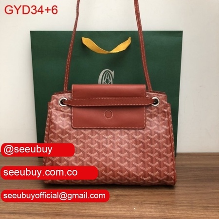 Cheap Goyard Luxury Rouette Soft Red Bag