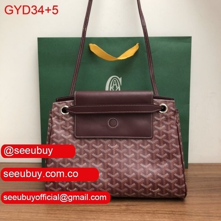 Cheap Goyard Top Quality Rouette Soft Wine red Bag