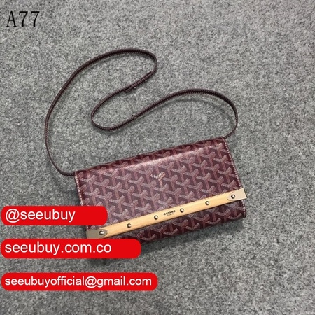 High Quality Goyard Monte Carlo Crossbody Winer-Red bag