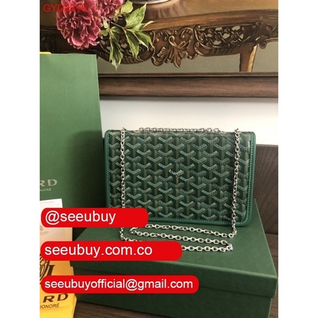 Replica Goyard AAA+ Chain Alexandre III Green Bag