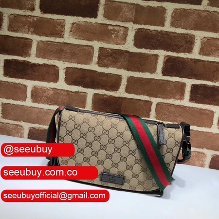 Designer Gucci High Quality GG Supreme Belt 449132 Bag