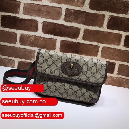 Designer Gucci Neo Vintage GG Supreme belt Replica 493930 bag