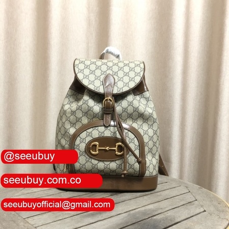 Designer Gucci Replica Horsebit 1955 backpack Beige 620849 Bag