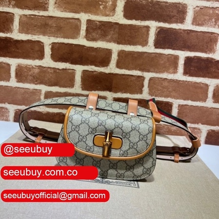 Gucci high quality designer replica 681137 Bamboo 1947 mini belt bag